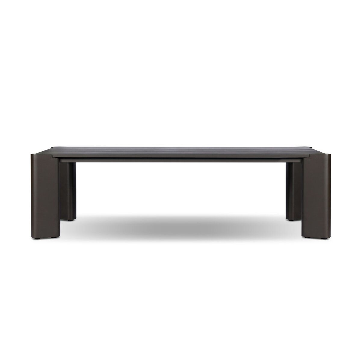 Soho Outdoor Metal Dining Table-106"