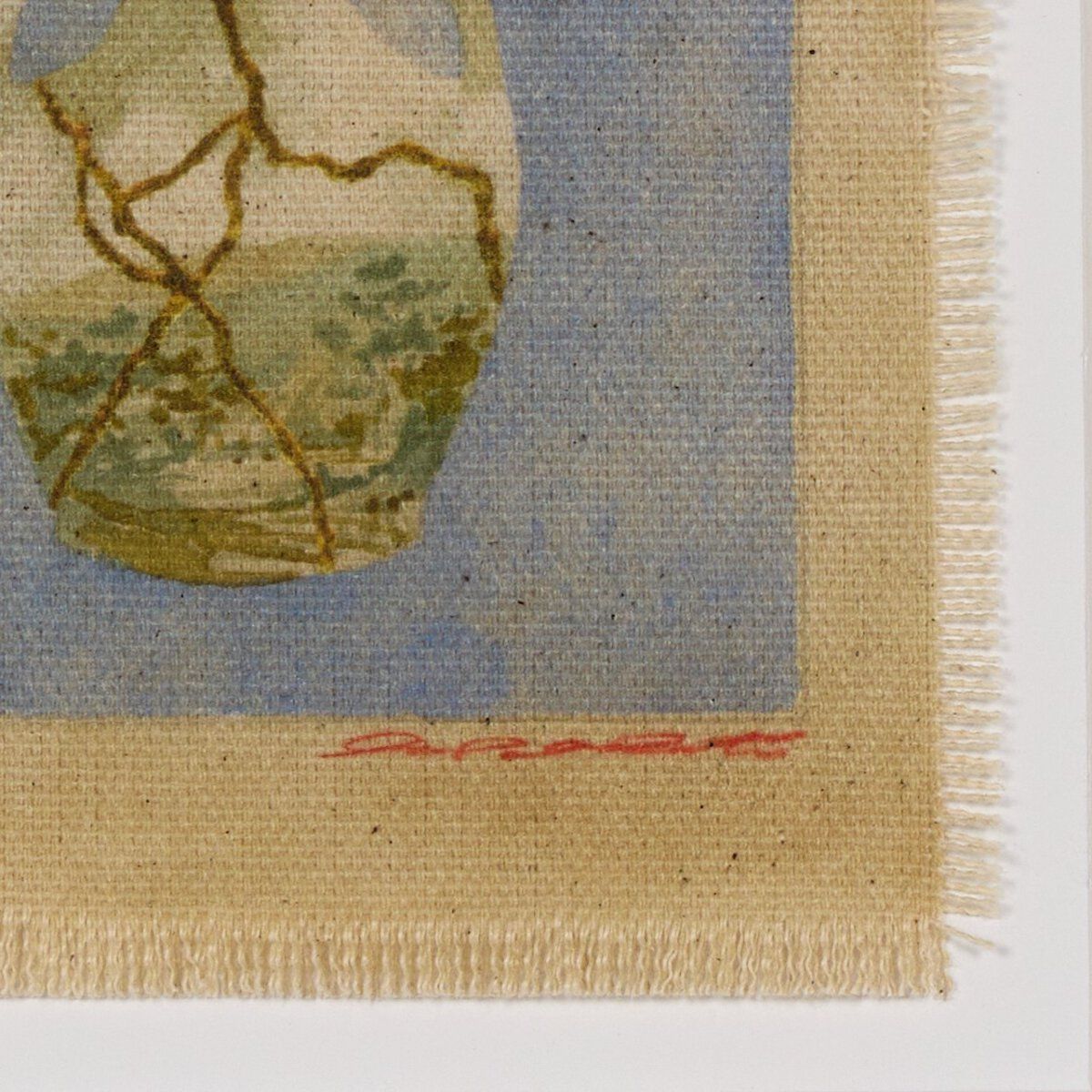 Poetic Mend Blue 2 By Laurel-dawn Latshaw