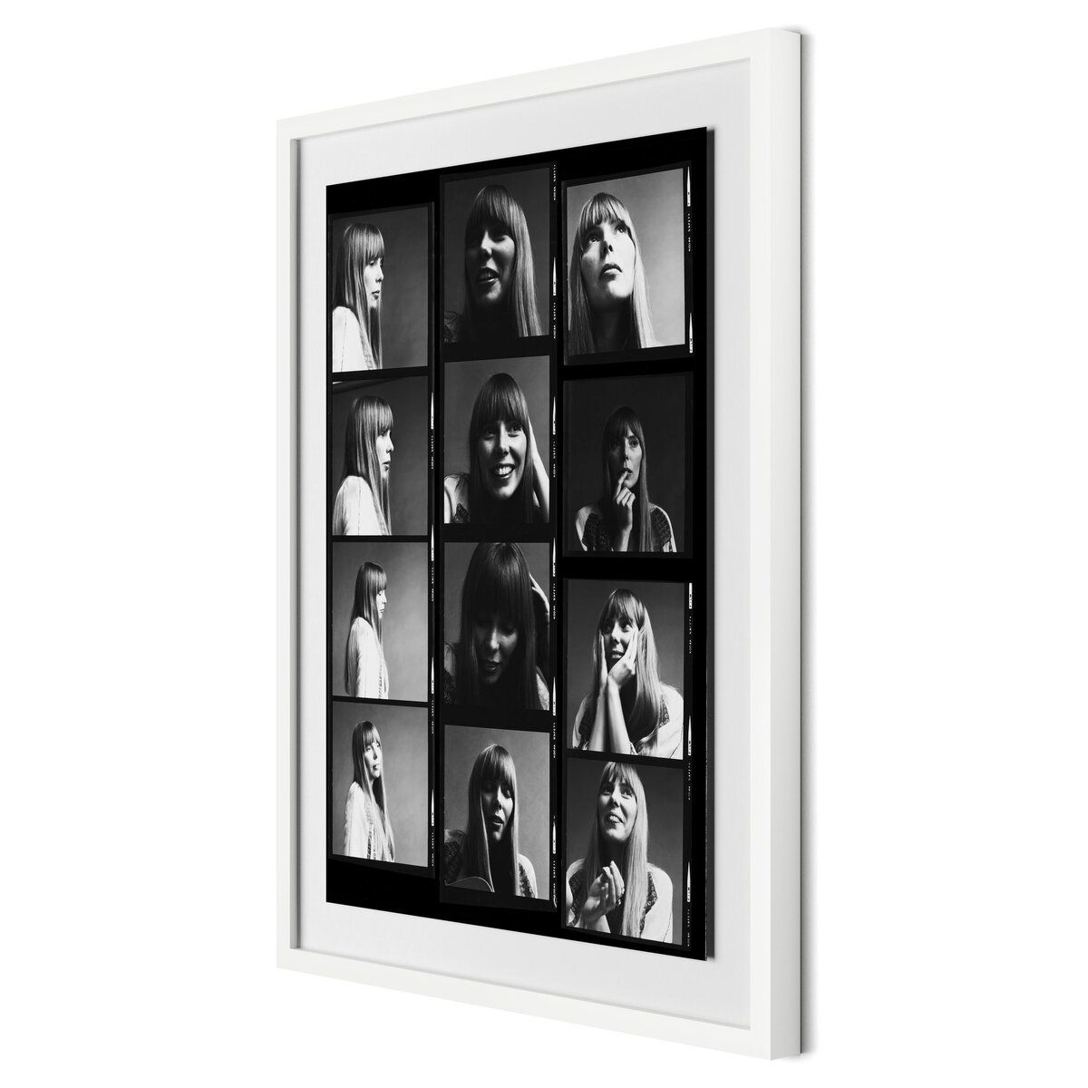Joni Mitchell Contact Sheet By Getty Images
