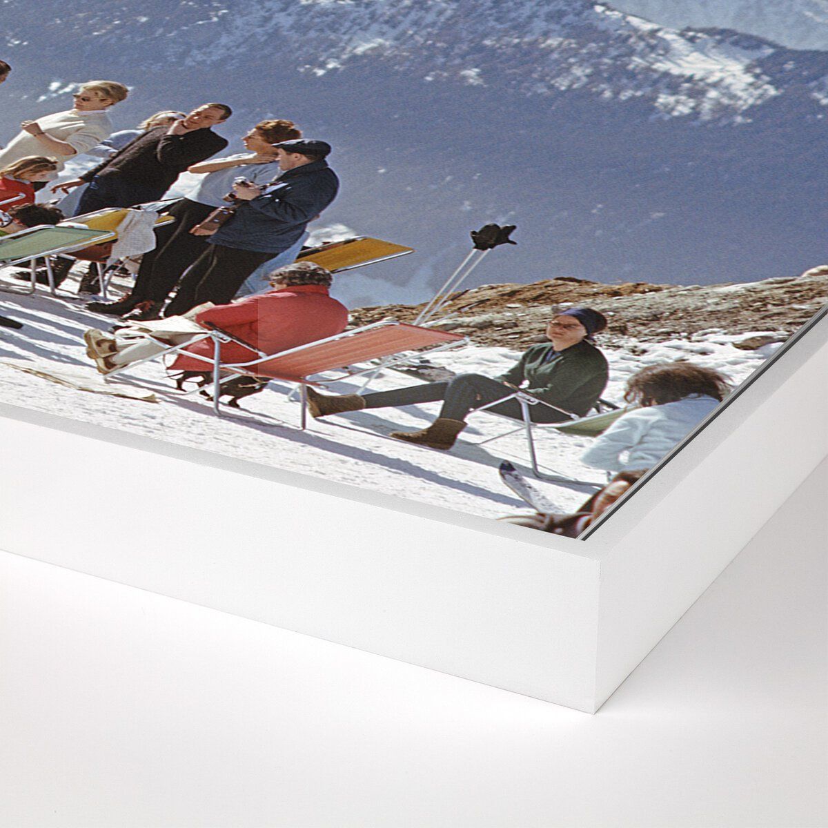 Lounging In Verbier By Slim Aarons
