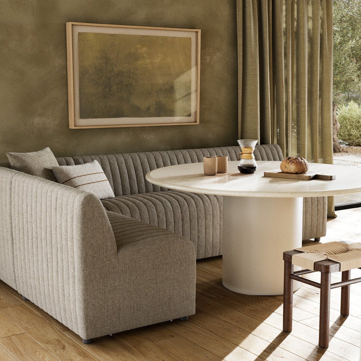Augustine Dining Banquette, L-shape