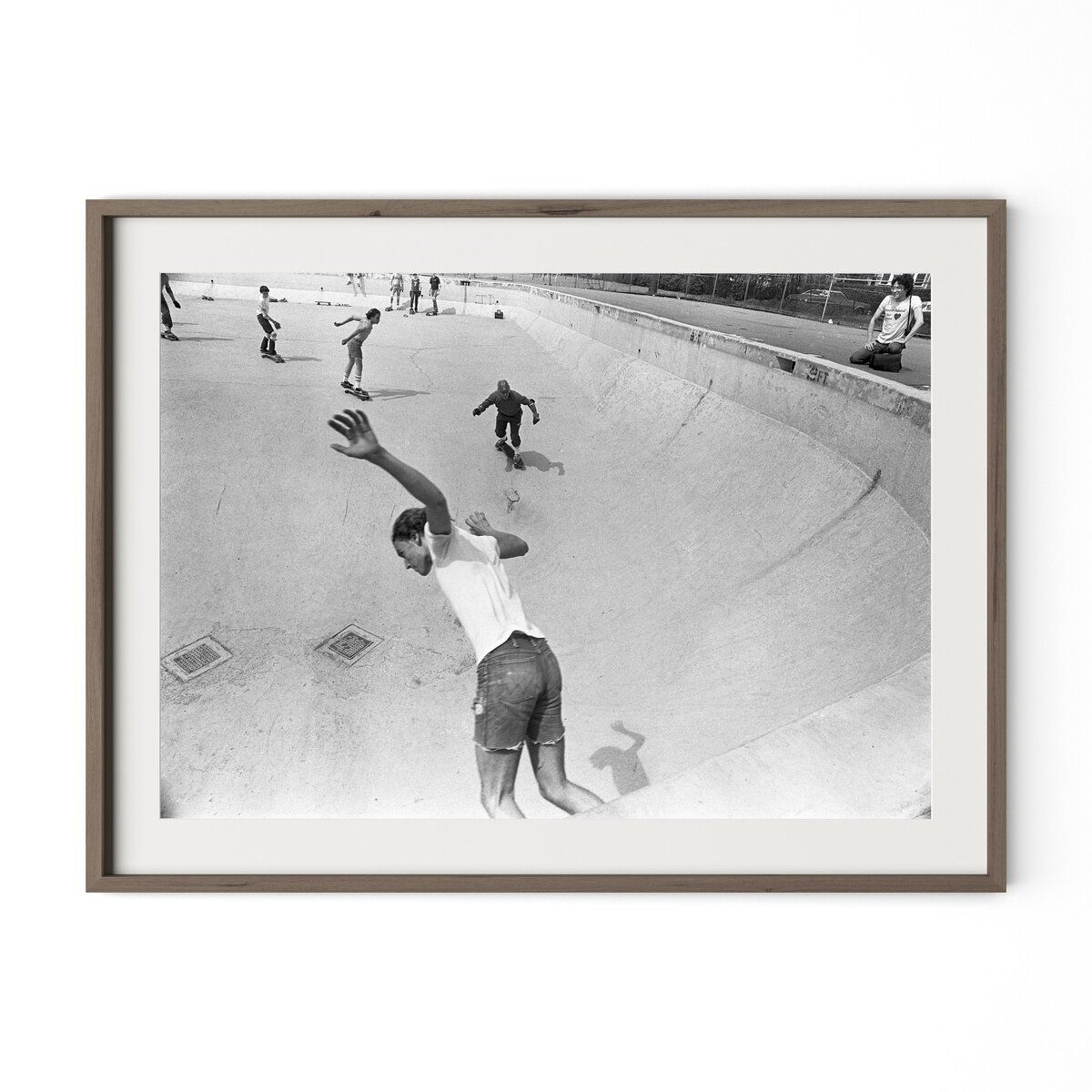 Skateboarding In A Drained Pool I By Barbara Alper