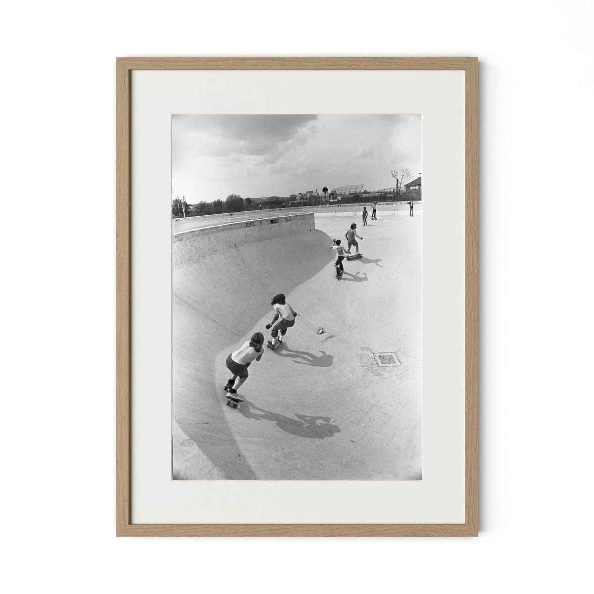 Skateboarding In A Drained Pool Ii