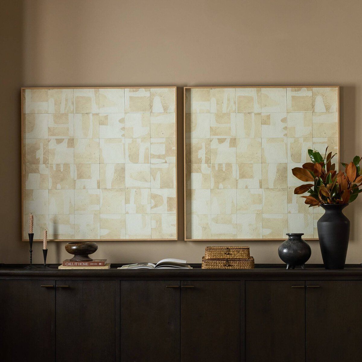 Ancestral Diptych Ii By Douglas Galloway