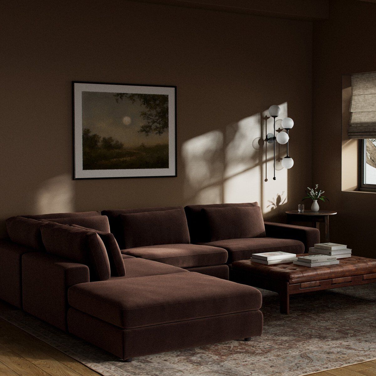 Bloor 4-piece Sectional W/ Ottoman