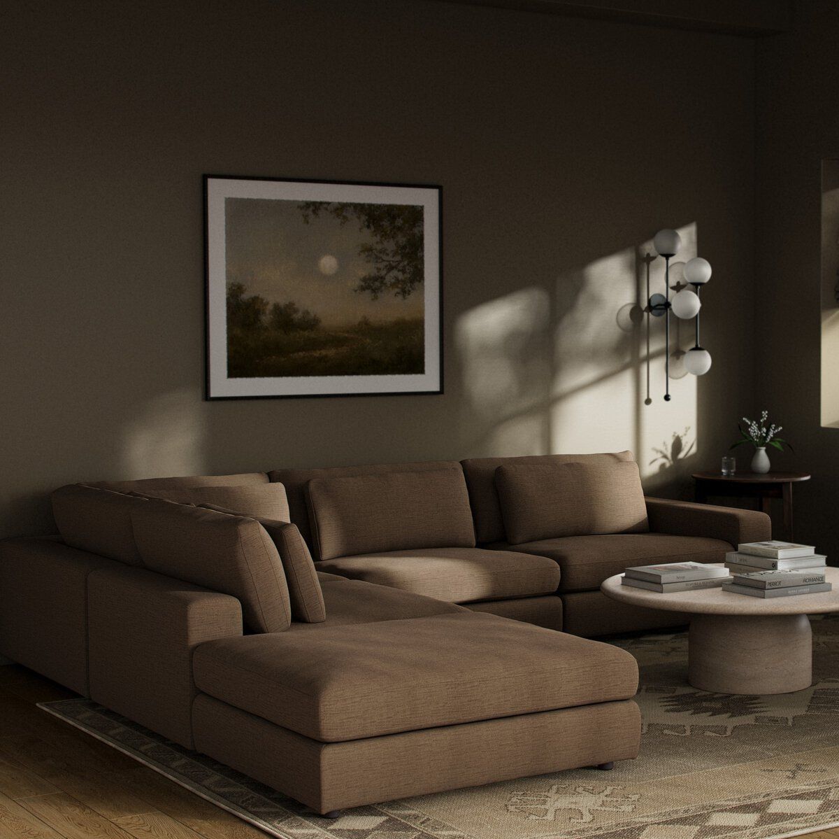 Bloor 4-piece Sectional W/ Ottoman
