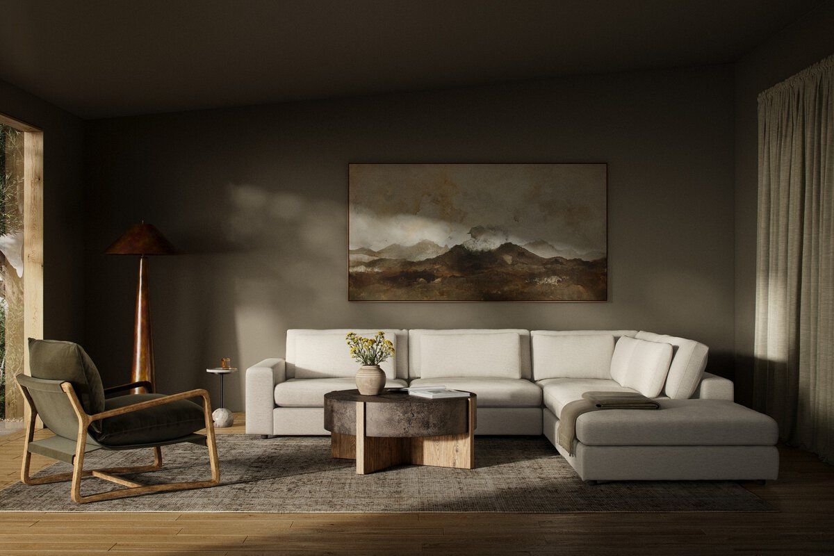 Bloor 4-piece Sectional W/ Ottoman