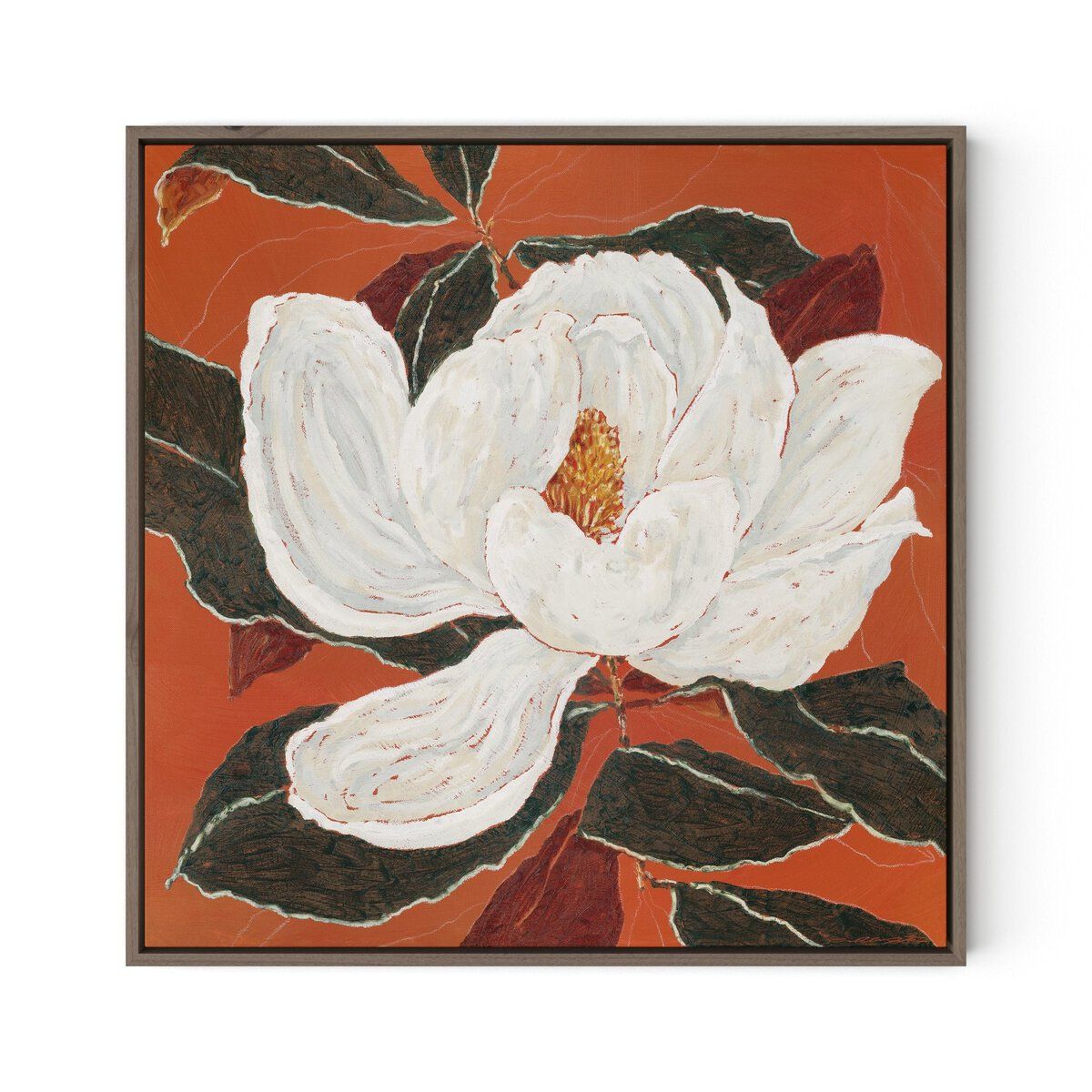 Red Magnolia By Laurel-dawn Latshaw