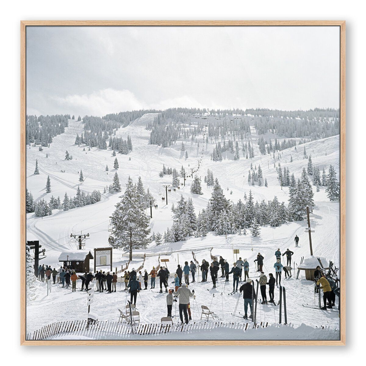 Skiing In Vail By Slim Aarons