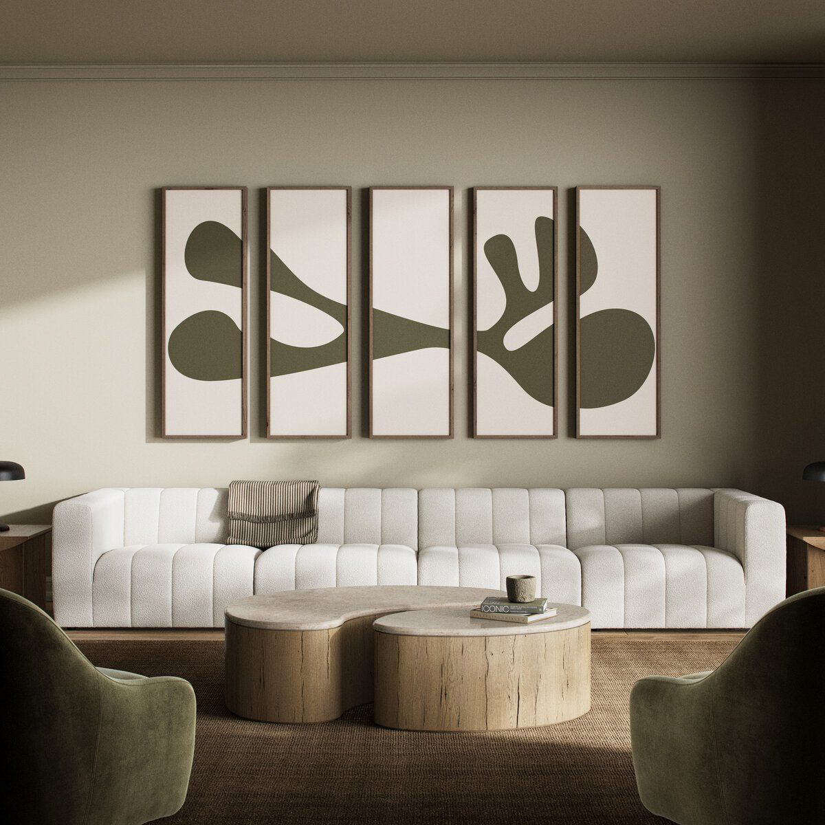 Organic Shape Iii Set By Four Hands Art Studio