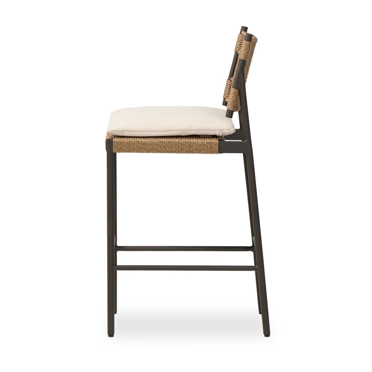 Miller Outdoor Woven Bar + Counter Stool