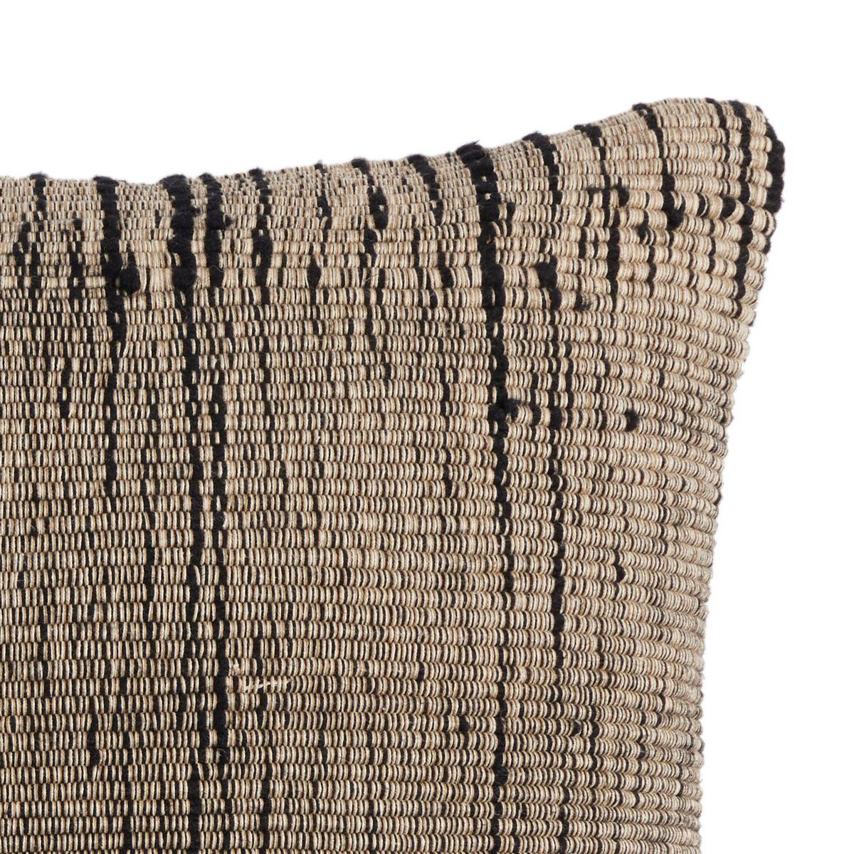 Handwoven Stripe Wool Pillow