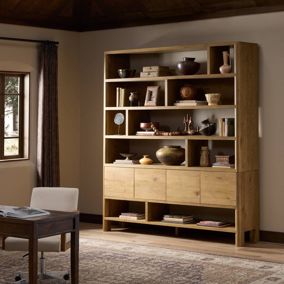 Noeline Wide Bookcase