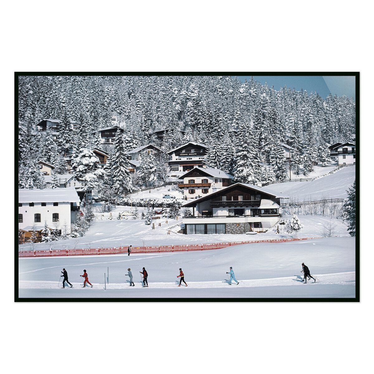 Skiing In Seefeld By Slim Aarons