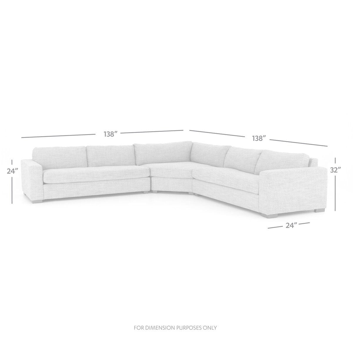 Boone 3-piece Sectional