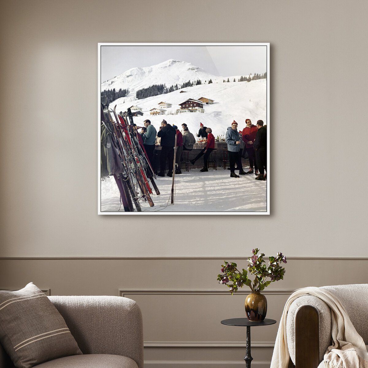 Lech Ice Bar Ii By Slim Aarons
