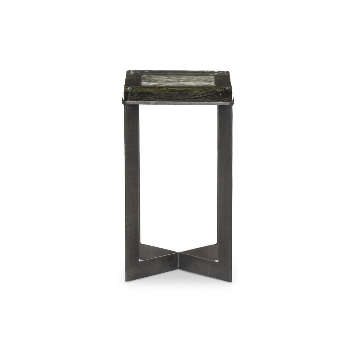 Lennie Cast Glass End Table