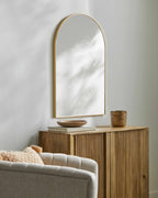 Purullena Oval Gold Mirror - Clearance