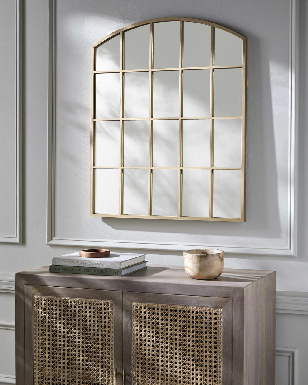 Pisignano Gold Caged Mirror - Clearance