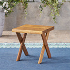 Acacia Wood Side Table