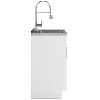 Hennessy Deluxe 28" Laundry Cabinet with Faucet and Stainless Steel Sink