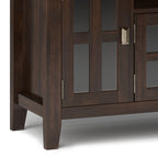 Artisan 72 Inch Wide Solid Wood TV Stand in Tobacco