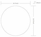 Pontalina Round Gold Mirror