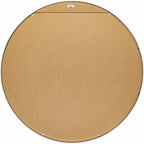 Pontalina Round Silver Gray Mirror