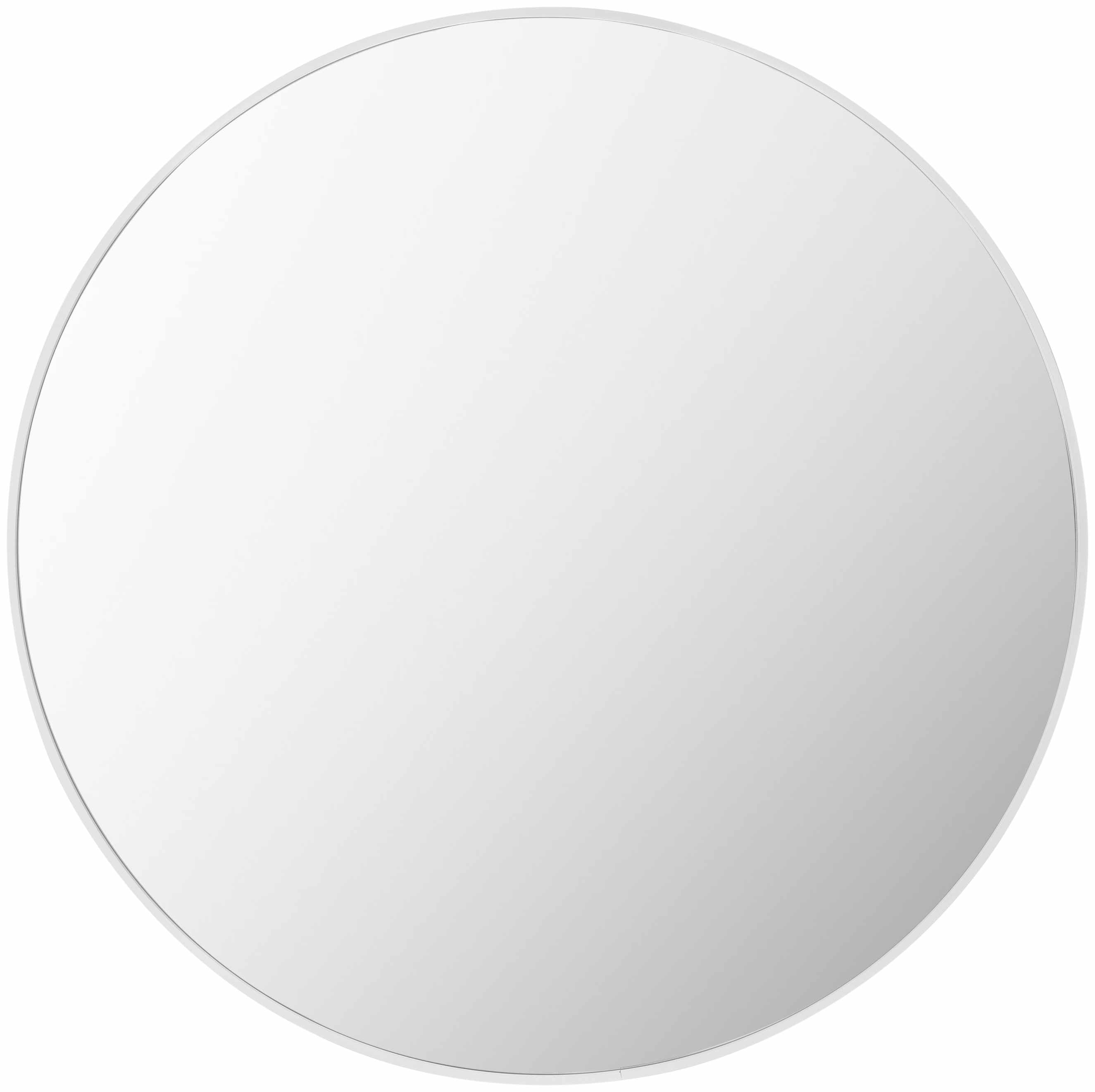 Pontalina Round White Mirror - Clearance