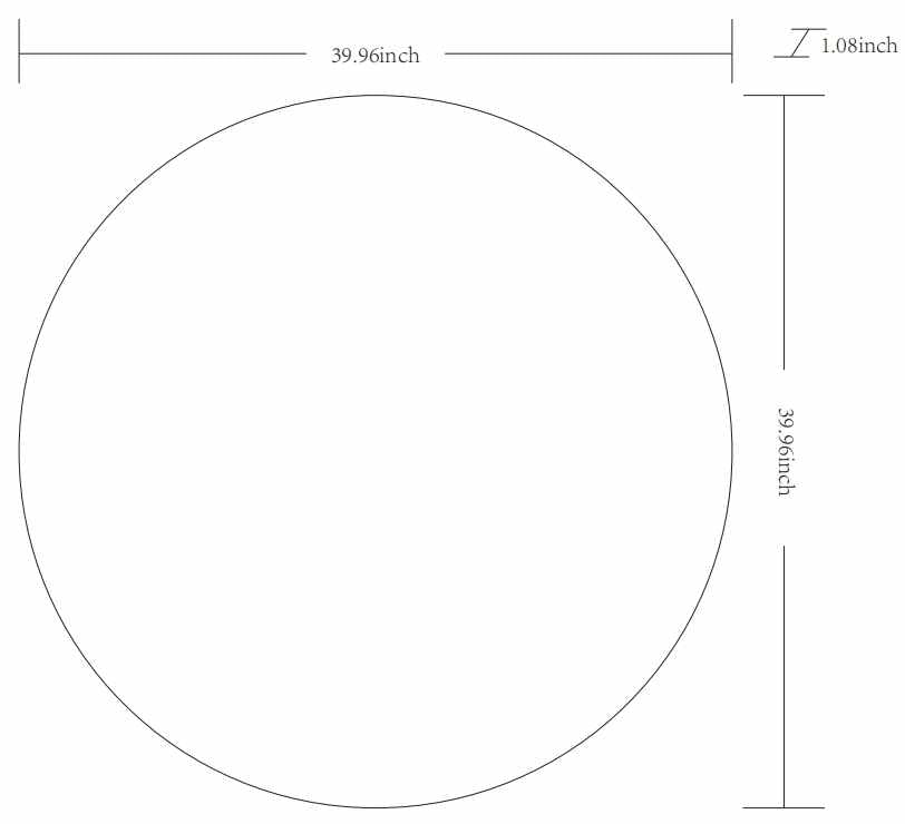 Pontalina Round White Mirror - Clearance