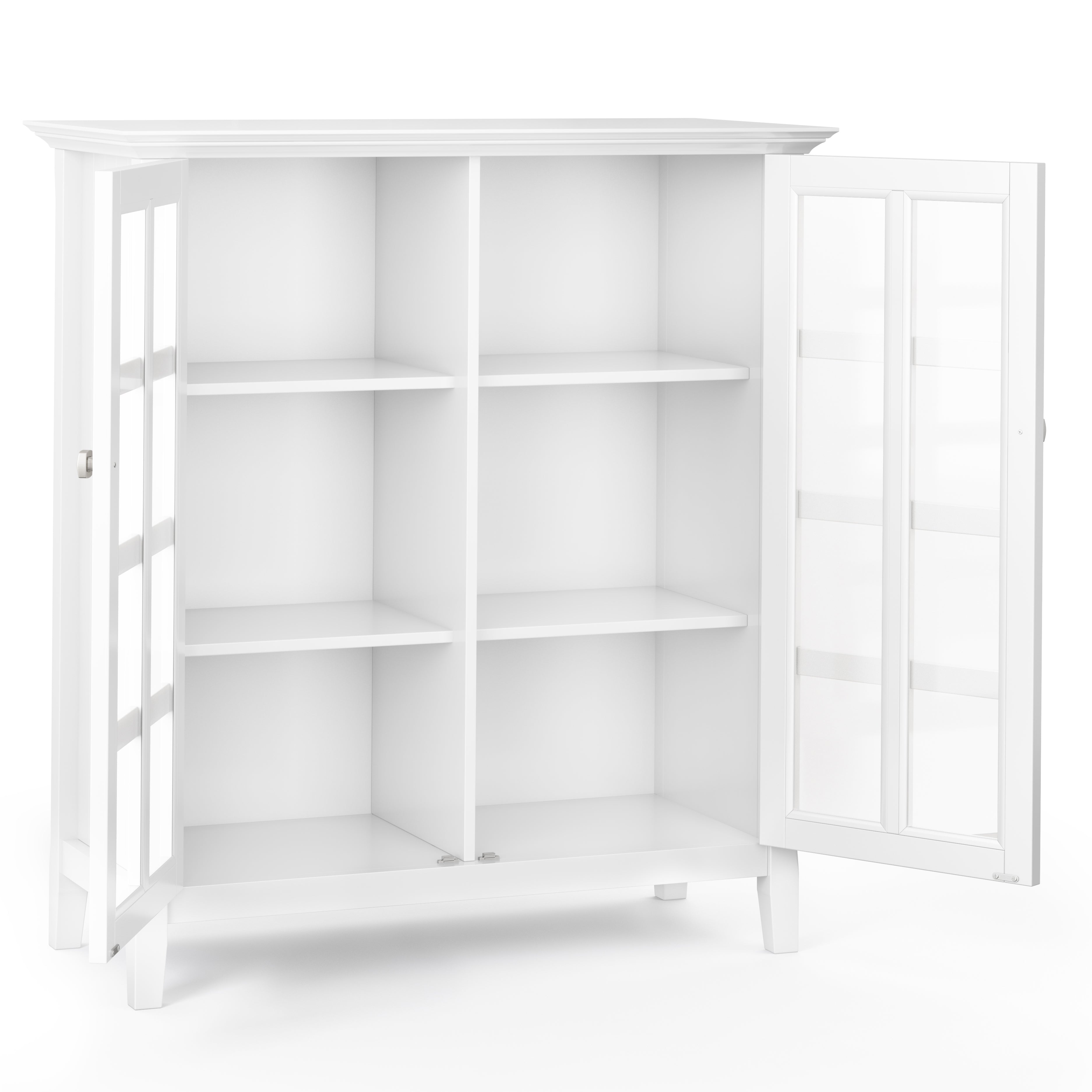 Acadian 39 Inch Wide Solid Wood Transitional Storage Cabinet