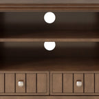 Acadian 60 Inch Wide Solid Wood TV Stand in Rustic