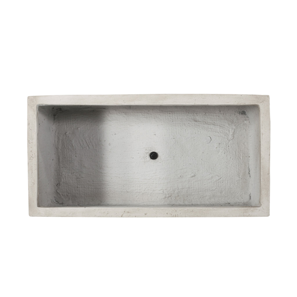 Outdoor Large Square Mgo Planter