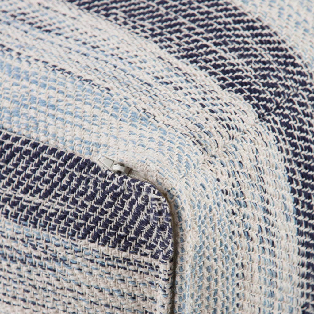 Clay 18 Inch Wide Square Pouf