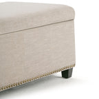 Kingsley 48 Inch Wide Large Storage Ottoman