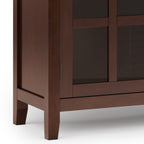 Artisan 60 Inch Wide Solid Wood Large Sideboard Buffet in Russet