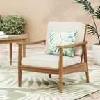 Club Chairs Laurent 500lbs Capacity Acacia Outdoor