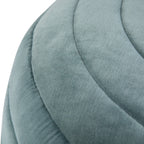 Vivienne Round Pouf - Turquoise
