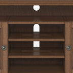 Amherst 54 Inch Wide Solid Wood TV Stand in Rustic