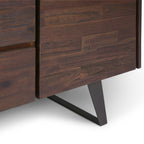 Lowry 60 Inch Wide Solid Acacia Wood Sideboard Buffet