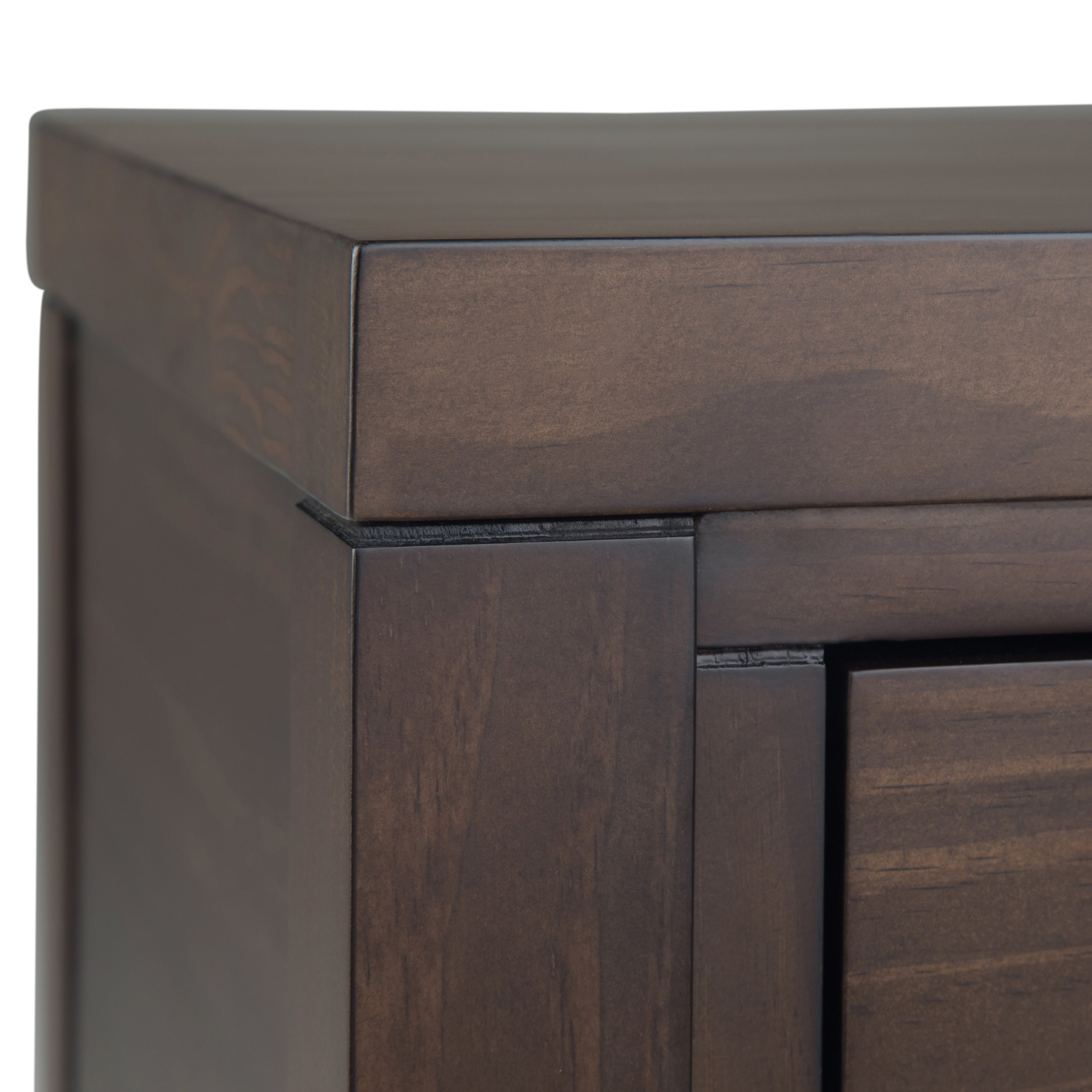 Hollander Solid Wood Wide Console Table in Warm