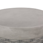 Outdoor Lightweight Round Concrete Side Table