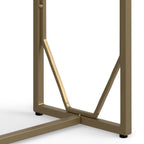 Selma Metal and Wood Accent Table
