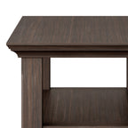 Acadian Solid Wood Narrow Side Table in Farmhouse