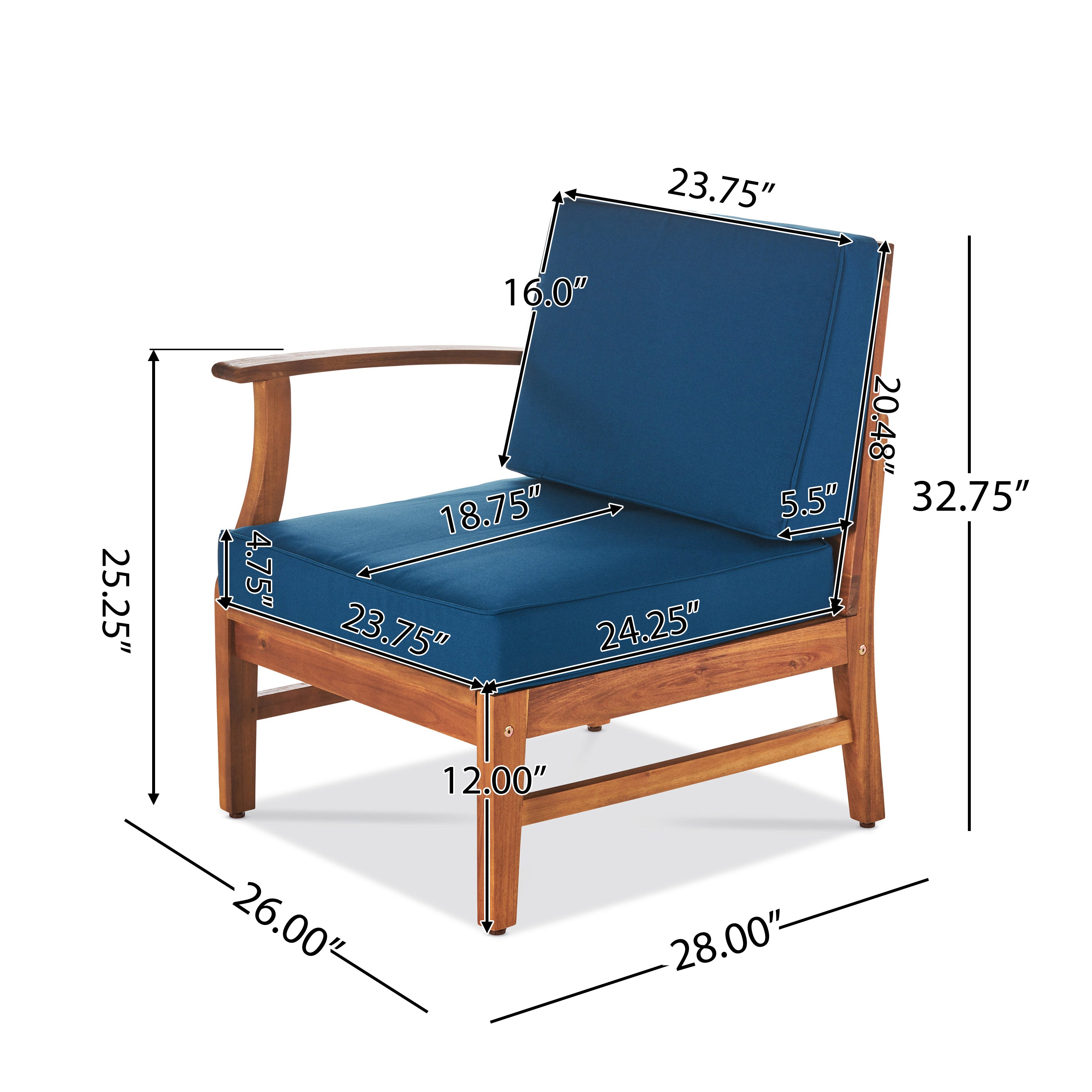 Perla Left Armchair
