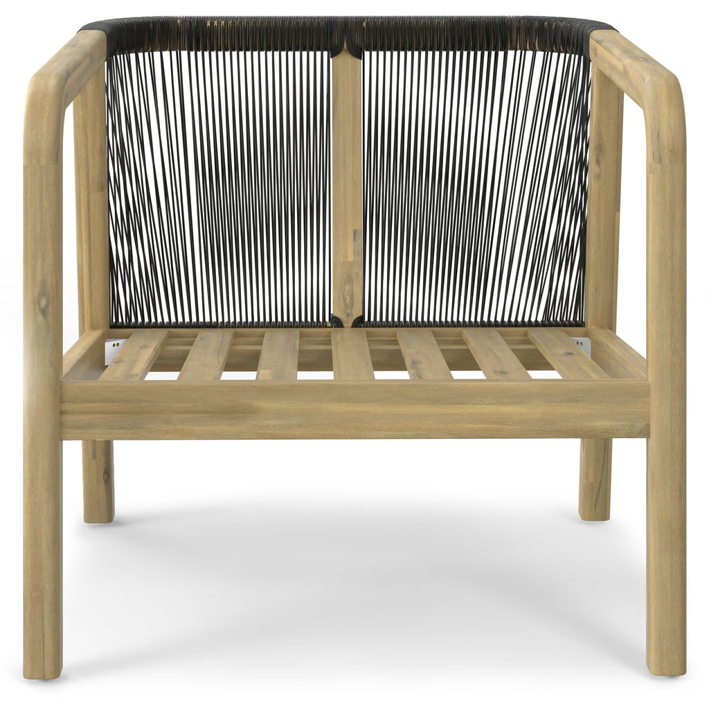 Palmetto Outdoor Conversation Chair (Set of 2) - Stone