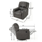 Glider Recliner With Swivel