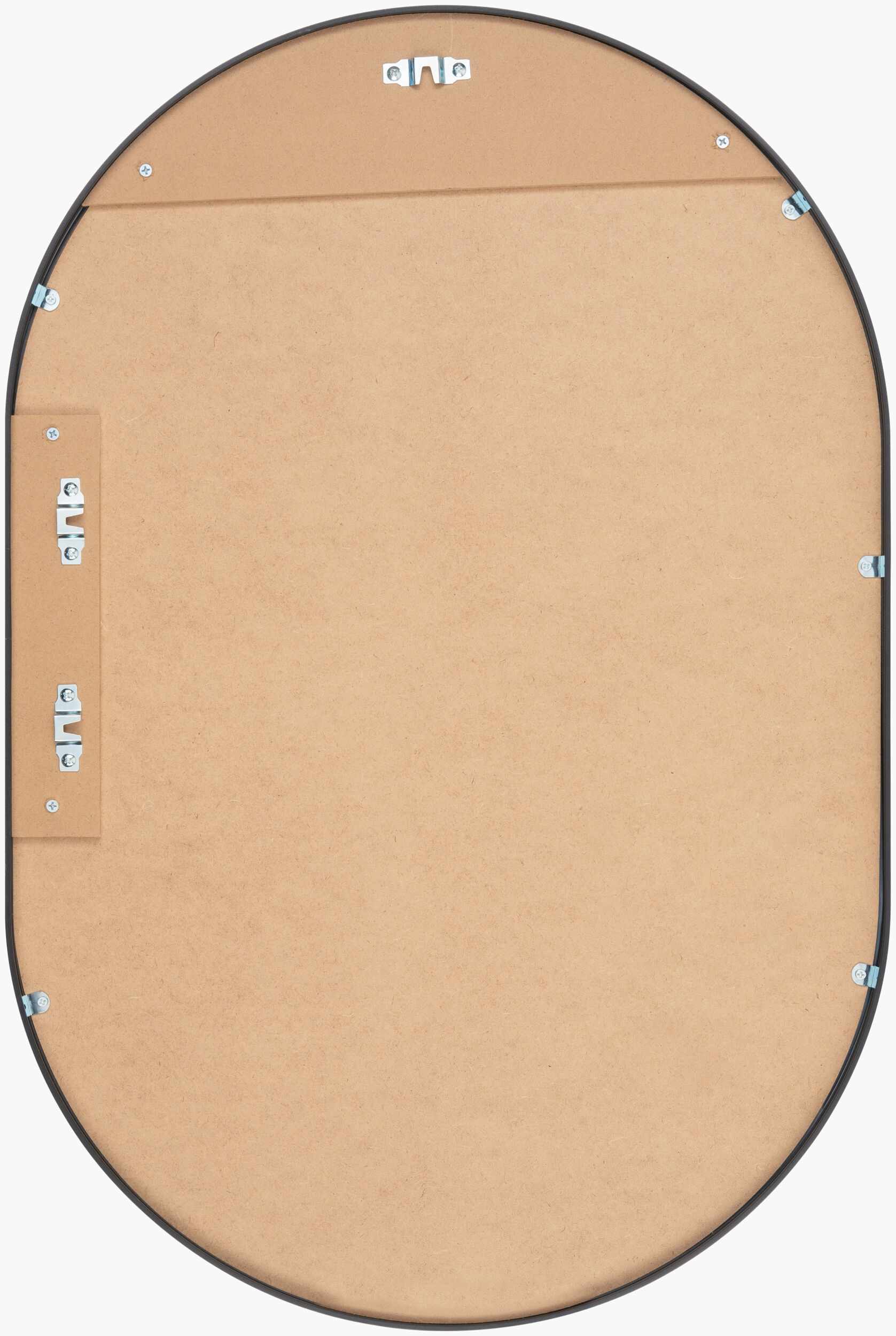 Hagenburg Black Iron Frame Mirror