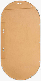 Hagenburg White Iron Frame Mirror