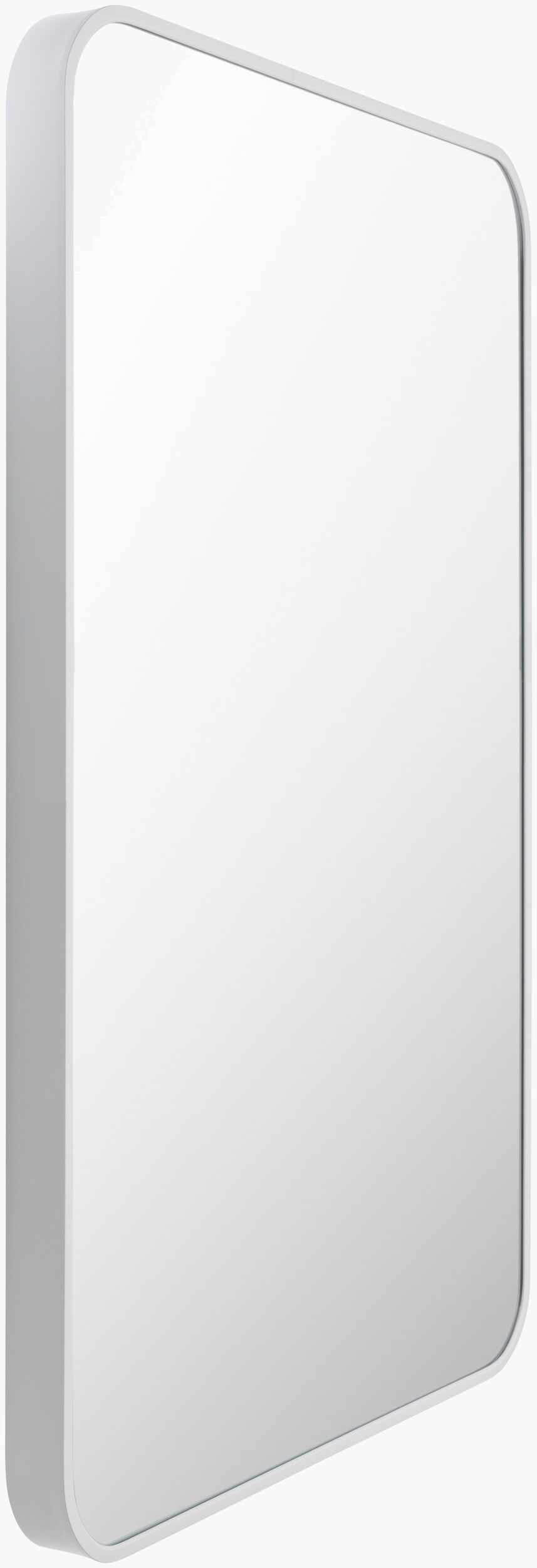 Sustinente White Carved Mirror - Clearance